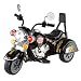 3 Wheel Chopper Trike Motorcycle for Kids, Battery Powered Ride On Toy by Lil’ Rider – Ride on Toys for Boys and Girls, Toddler and Up - Black
