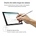 Zspeed Stylus Pen for Apple iPad, Active Stylus Rechargeable Fine Tip Stylus Compatible with All Apple iPad/iPhone/iPad Pro/iPhone X, Android Windows Capacitive Touchscreen Phone & Tablet (White)