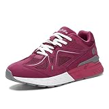 Fitville Damskie Buty Do Biegania Bardzo Szerokie Buty Do Chodzenia Buty Treningowe Szerokie Buty Sportowe Buty Fitness Buty Trampki Buty Na Zapalenie Powięzi Podeszwy Czerwony 43 EU X-Szeroki