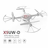 Función WiFi FPV: Transmisión Wifi FPV en tiempo real con cámara ajustable que puede capturar fotos y grabar vídeo para su gran memoria.