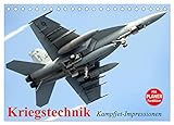 Kriegstechnik. Kampfjet-Impressionen (Tischkalender 2026 DIN A5 quer), CALVENDO Monatskalender: Die Kriegstechnik der U.S. Luftwaffe in tollen Bildern (CALVENDO Technologie)