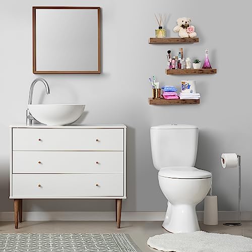 image for Sorbus Floating Shelves for Wall, Bathroom Shelves Wall Mounted for Ki