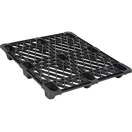 48x40 Plastic Nestable Shipping Pallet 2200 Lb. Capacity - Lot of 5