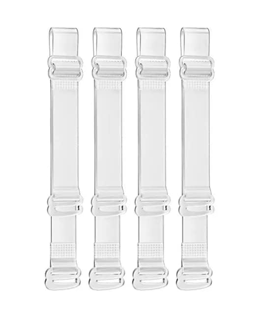 quebers Transparent Straps Bra for Women, Silicone Adjustable Non-Slip Shoulder Skin Protectors Transparent Strap, Comfortable Pain Relief strapss for Women, Girls & Ladies-picture-58