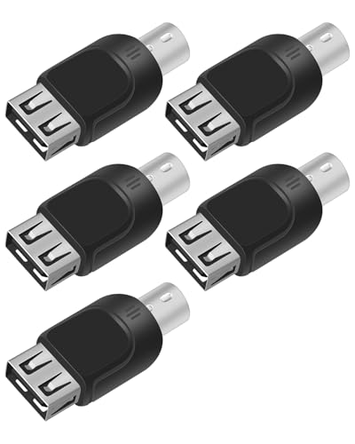 Pratico set: la confezione da 5 offre una grande flessibilità. Avete abbastanza adattatore USB PS/2 a portata di mano per dotare più posti di lavoro o avere sempre un sostituto per ufficio, casa e officina.