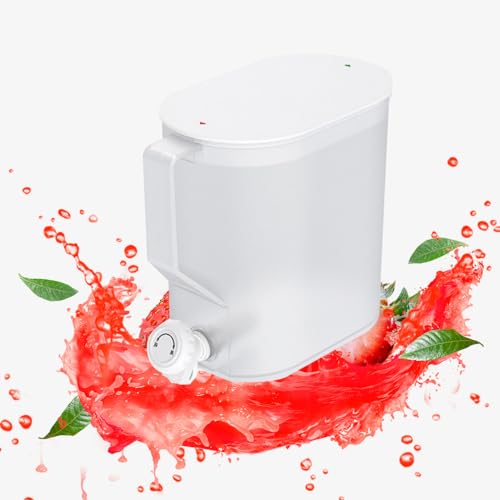 1 Gallon Beverage Dispenser with Storage Base,Fridge Beverage Drink Dispenser with Leak-proof Spigot,Beverage Dispenser Jug for Party Drink, Juice, Iced Tea, Lemonade, Cold Brew (3L)