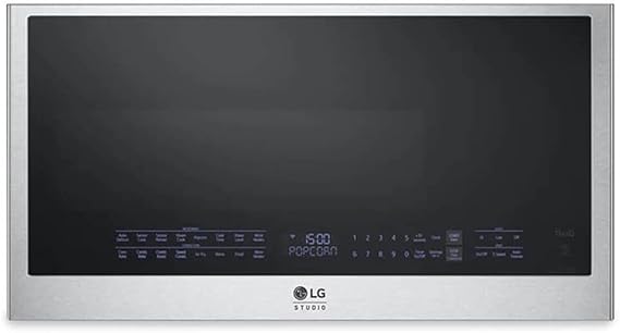 LG Studio MHES1738F 1.7 Cu. Ft. Stainless Over-the-Range Convection Microwave Oven LG Studio MHES1738F Microwave Oven