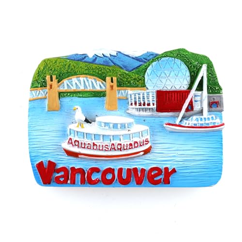 Canada Souvenir Magnets with Moose Beaver Bear & Flag