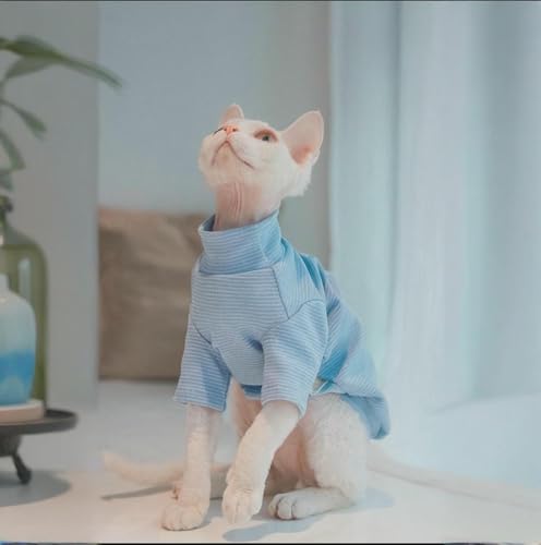 Chemise pullover Sphynx vêtement chaud manches longues chat sans cheveux Devon Rex - 6
