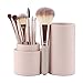 Produktbild HUADA Make-up-Pinsel, Professional Premium Synthetic Make-up Pinsel-Set mit Make-up-Bürsten-Halter for Blending Foundation Powder Blush Lidschatten (7pcs Champagne)