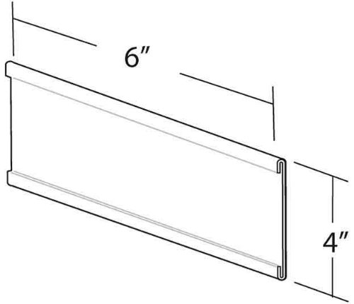 Azar Displays 199613 6-Inch Width by 4-Inch Height Adhesive Back Nameplate, 10-Pack by Azar Displays - Image 2