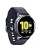 SAMSUNG Galaxy Watch Active 2 (40mm, GPS, Bluetooth) Smart Watch with Advanced Health Monitoring, Fitness Tracking, and Long Lasting Battery, Aqua Black (US Version)