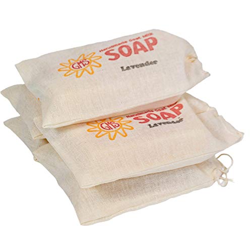 Goat Milk Soap - LAVENDER. All-Natural, Handmade by Goat Milk Stuff. Bars 4 oz. each, 4 count