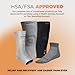 Incrediwear Knee Sleeve – Knee Braces for Knee Pain, Joint Pain Relief, Swelling, Inflammation Relief, and Circulation, Knee Support for Women and Men, Fits 18”-22” Above Kneecap (Grey, XX-Large)