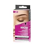Schwarzkopf Brow Tint Dark Brown (10ml), Permanent Eyebrow Tint, Long-Lasting Intensity, Water- and Smudge-Proof, Easy Application Brow Tint for Up to 10 Applications, Vegan Formula