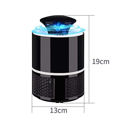 Mosquito Killer Nowa inteligentna dioda LED Uv Elektryczna przeciw komarom USB Charge Bezszumowa czarna