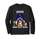 Photo Gallery jesus best ever christmas nativity scene christian maglia a manica Photo Gallery jesus best ever christmas nativity scene christian maglia a manica