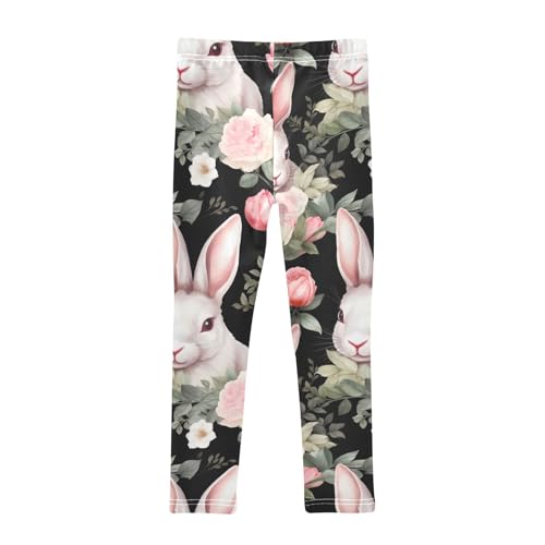 Kids High Waist Easter Bunny Rabbit Leggings for Toddler Girls 4T 202b33702
