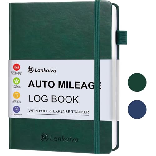 Mileage Log Book for Car - Vehicle Maintenance Log Book, 1768 Rid...
