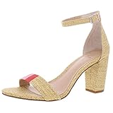 China INC Womens Kivah 20 Straw Stripe Heel Sandals Tan US 7 Medium (B,M)