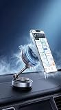 25W Qi2.2 Magnetic Wireless Car Charger with Active Semiconductor Cooling, Detachable MagSafe Car Mount & Desktop Stand, Fast Charging Phone Holder for iPhone 17/16/15/14/13/12 Series