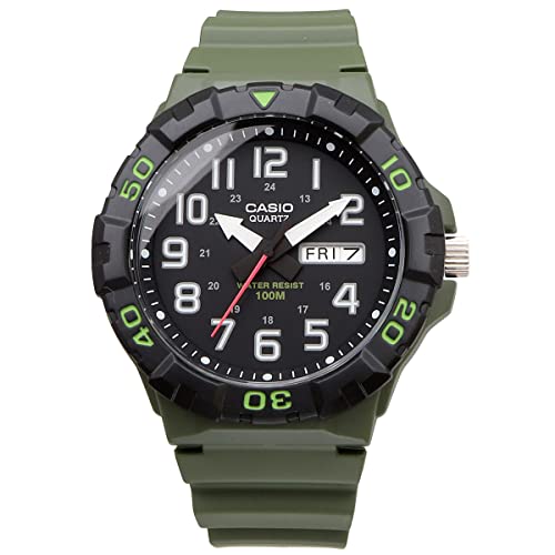 [CASIO] スタンダード STANDARD ビッグフェイス BIG FACE クオーツ 腕時計 MRW-210H-3AV メンズ ミリタリーグリーン 海外モデル [並行輸入品] 商品画像3
