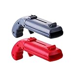☆ Diseño divertido 2 en 1: Abrebotellas en forma de pistola, puede considerarlo como un lanzador de tapas, un diseño único que mantiene la tapa fija y luego se levanta de forma segura. El abridor de cerveza se puede ver como un nuevo juego de beber, agregando un ambiente para impresionar a sus invitados. Puede disparar la gorra más de 5 metros.