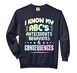 Funny ABA Therapist - Ich kenne mein ABC Comfort Colors Adult Sweatshirt