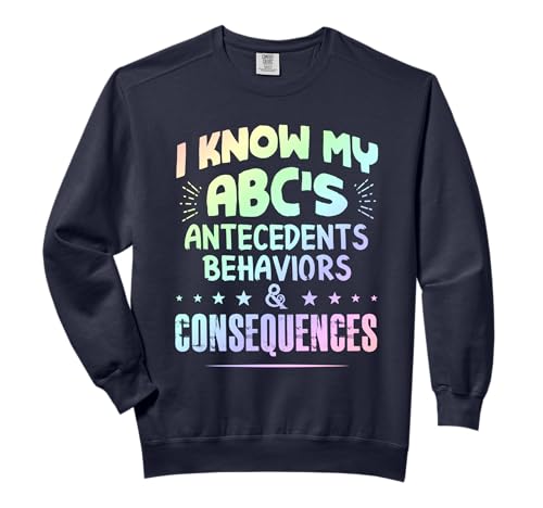 Funny ABA Therapist - Ich kenne mein ABC Comfort Colors Adult Sweatshirt