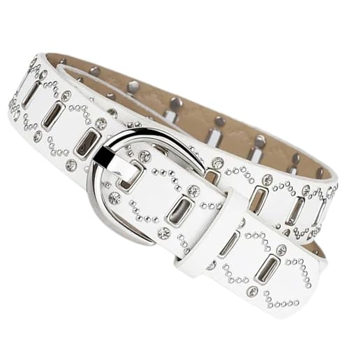 Fashion Rivet Studded Belt For Adult Pin Buckle Belt Waistband PU Leather Belt Elegant Pants Jeans Belt For Women Men