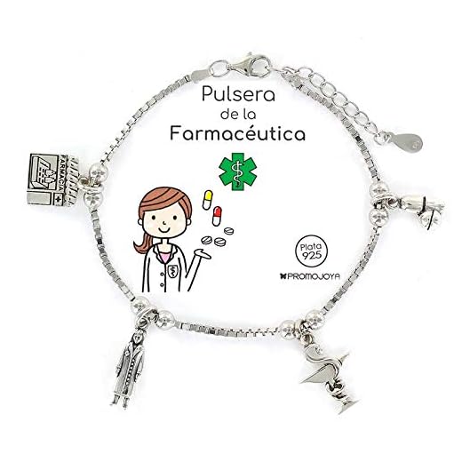 Eres lo mas mujer Pulseras Profesiones Plata (Farmacéutica)