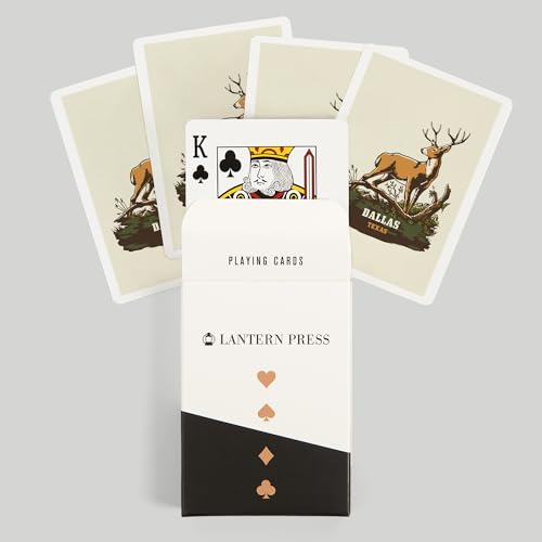 Lantern Press Dallas Texas Baraja de Póker 52 Cartas miniatura 6