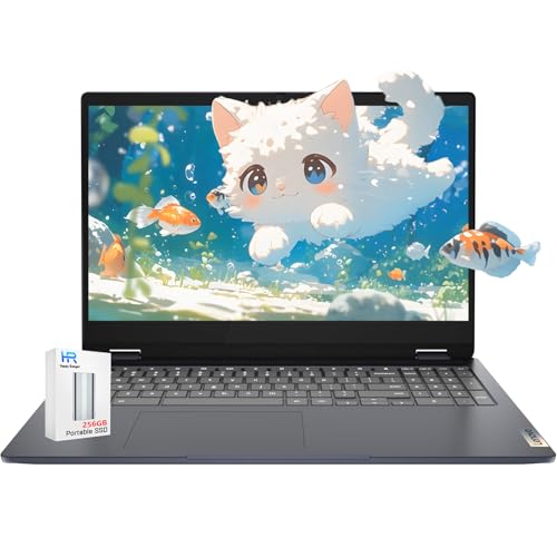 Lenovo IdeaPad 3i Chromebook �m�[�g�p�\�R�� 15.6�C���` FHD ���� - 8GB RAM | 320GB �X�g���[�W - Google Chromebook �L�b�Y �X�N�[�� �w�� - HDMI - Wi-Fi 6 - 