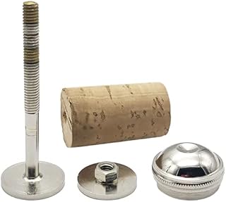 Flute Headjoint Cork Plug Cover Crown, Flute Stopper Plug and Crown Repair Parts Replacement for Flute Musical Instrument Repair Parts Kit
