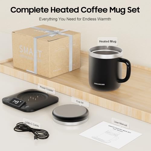 ZENLONCUBS Smart Heated Coffee Mug
