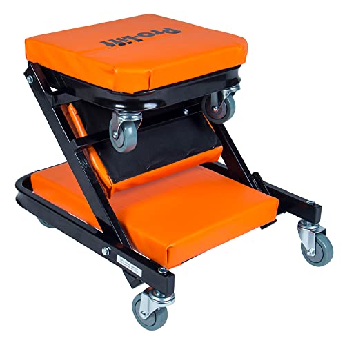 Image of Pro-LifT Foldable Z Creeper 2-in-1 Rolling Car Creeper & Seat, 40 inch