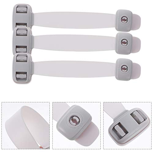 EXCEART 8Pcs Travas de Armário de Criança à Prova de Bebê Alça de Perfuração Trincos para Gaveta Gel