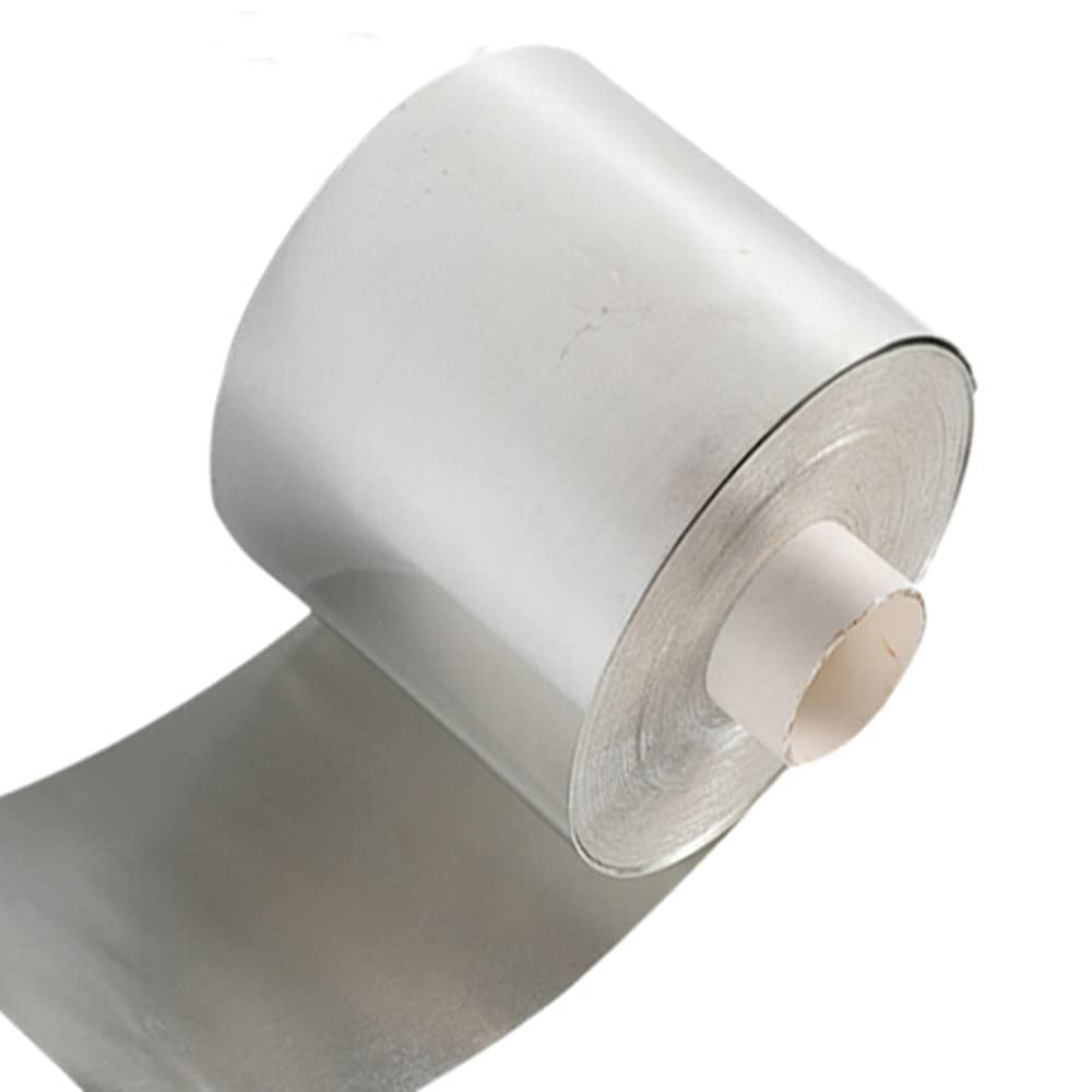Foglio di stagno puro al 99,99% per elettronica e artigianato, 0,03 mm x 100 mm x 1 m, versatile lamiera stagnata per saldatura progetti fai da te e applicazioni elettriche