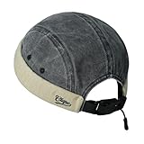Ajustement Sécurisé et Réglable : Conçu pour une circonférence de tête standard (58-60cm) et doté d'une sangle réglable à l'arrière, cette casquette docker classique à 5 panneaux s'adapte parfaitement aux différentes coiffures et tailles de tête. Elle procure une tenue stable et confortable, sans serrement ni glissement durant vos activités