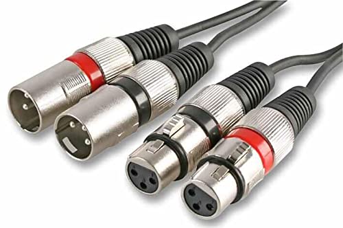 Câble double XLR mâle femelle Pulse PLS00204 pour partager votre passion du son