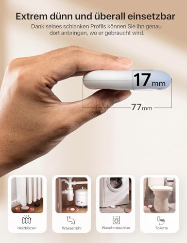 X-Sense Smarter Wassermelder, WLAN wasserdicht nach IP67, SWS0A, 2 Stück – Ansicht 5