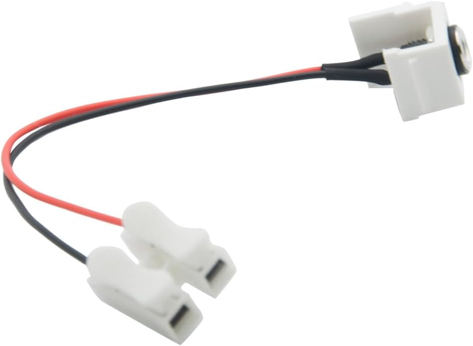 Boicus Wiring Connecting Terminals - Keystone DC 5.5 X 2.1 mm Female Connector With 10 cm Short Cable - (Package: 10 PACK)