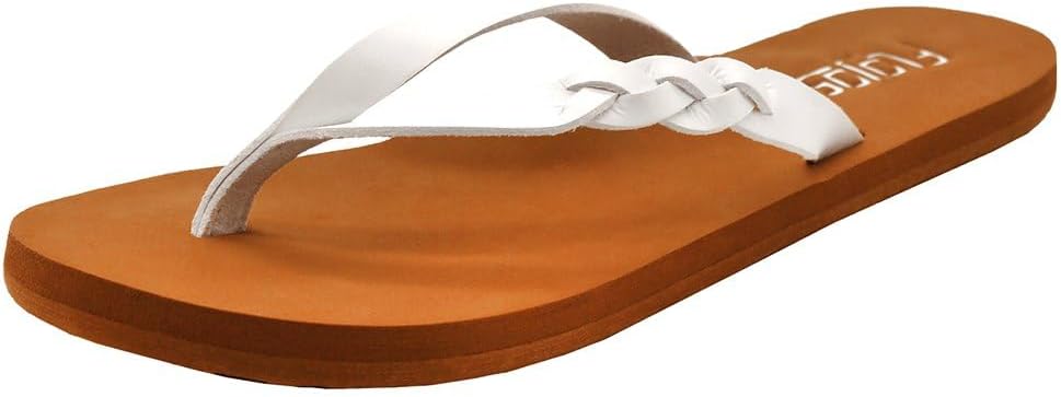 Serenity Women's Sandal, Thong W/Outside Strap Woven