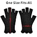 VICAITOYS Black Fingerless Gloves for Women for Typing, Gaming, Driving, Half Gloves for Fingerless Fishing, Touch Screen, Women Running, Fashion All Black Series - 1 Pair