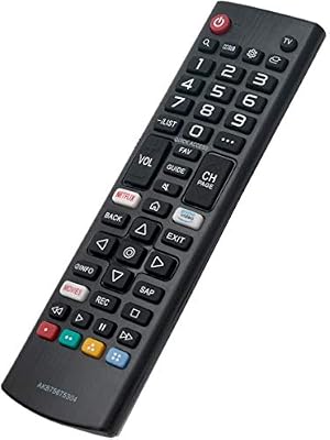 LG AKB75675304 Replace Smart TV Remote Applicable 55UM6900PUA 65UM6900PUA 43UM7100PUA 49UM7100PUA 55UM7200PUA 43UM7300PUA 43UM7310PUA 49UM7300PUA 50UM7310PUA 70UM7370PUA 50UM7400PUA 82UM7570PUB