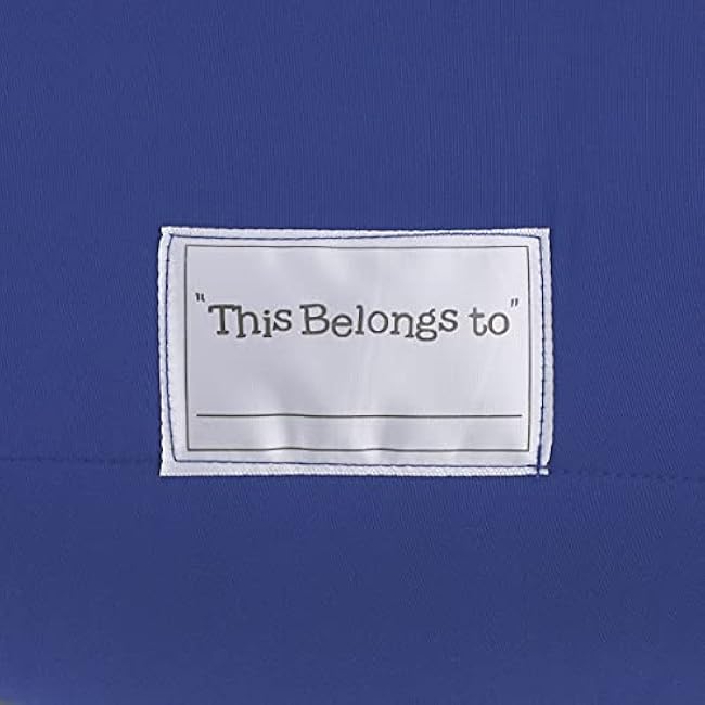 Warner Brothers Batman Blue, Grey, Yellow and Black Preschool Toddler Nap Mat with Pillow, Blanket and Name Tag