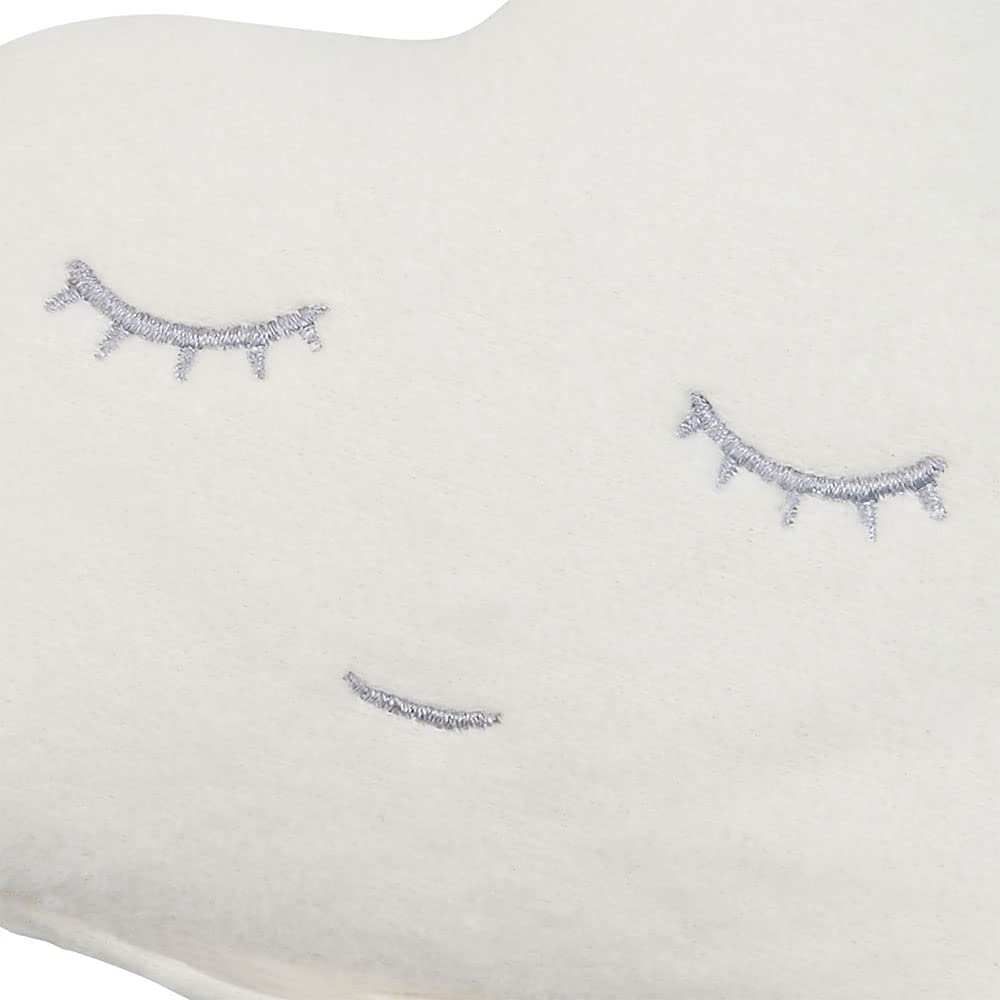 GRÜNSPECHT 147-K1 Coussin chauffant, moelleux, pour bébés et tout-petits, en cas de ballonnements et de douleurs abdominales, motif de nuage de pépins de raisin