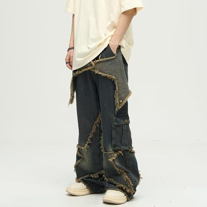 Y2K Aesthetic Cargo Track Pants, Cyber Fairy Grunge Pants,Wide Leg Korean Trousers Joggers,Spring Casual Kpop Pants2