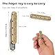 Fidget Toys Erwachsene, Fidget Slider Toy Metall Top, Anti-Stress Sensorik EDC Finger Spielzeug für Büro & Zuhause, Fingerspielzeug für Stressabbau & Konzentrationshilfe, Geschenk für Kollegen