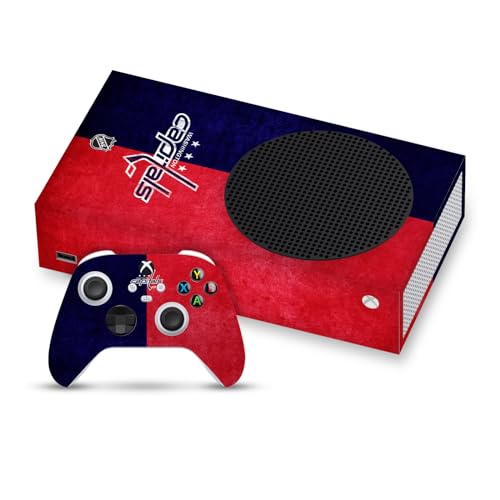 Vinyle Washington Capitals Xbox Series S avec sticker manette et habillage console NHL